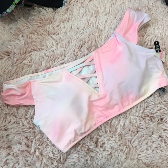 PINK Victoria's Secret Other - VS PINK Cloud Tie Dye Crop Swim Top!